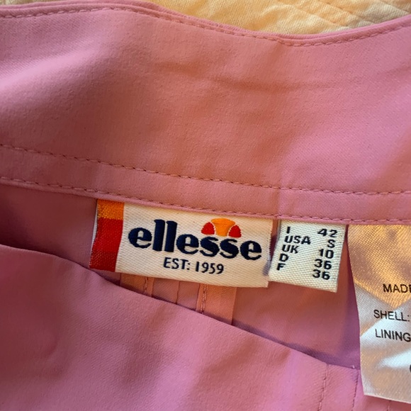 Ellesse Pleated lavender/white Tennis Skirt with zipper side closure size Small - Picture 2 of 2